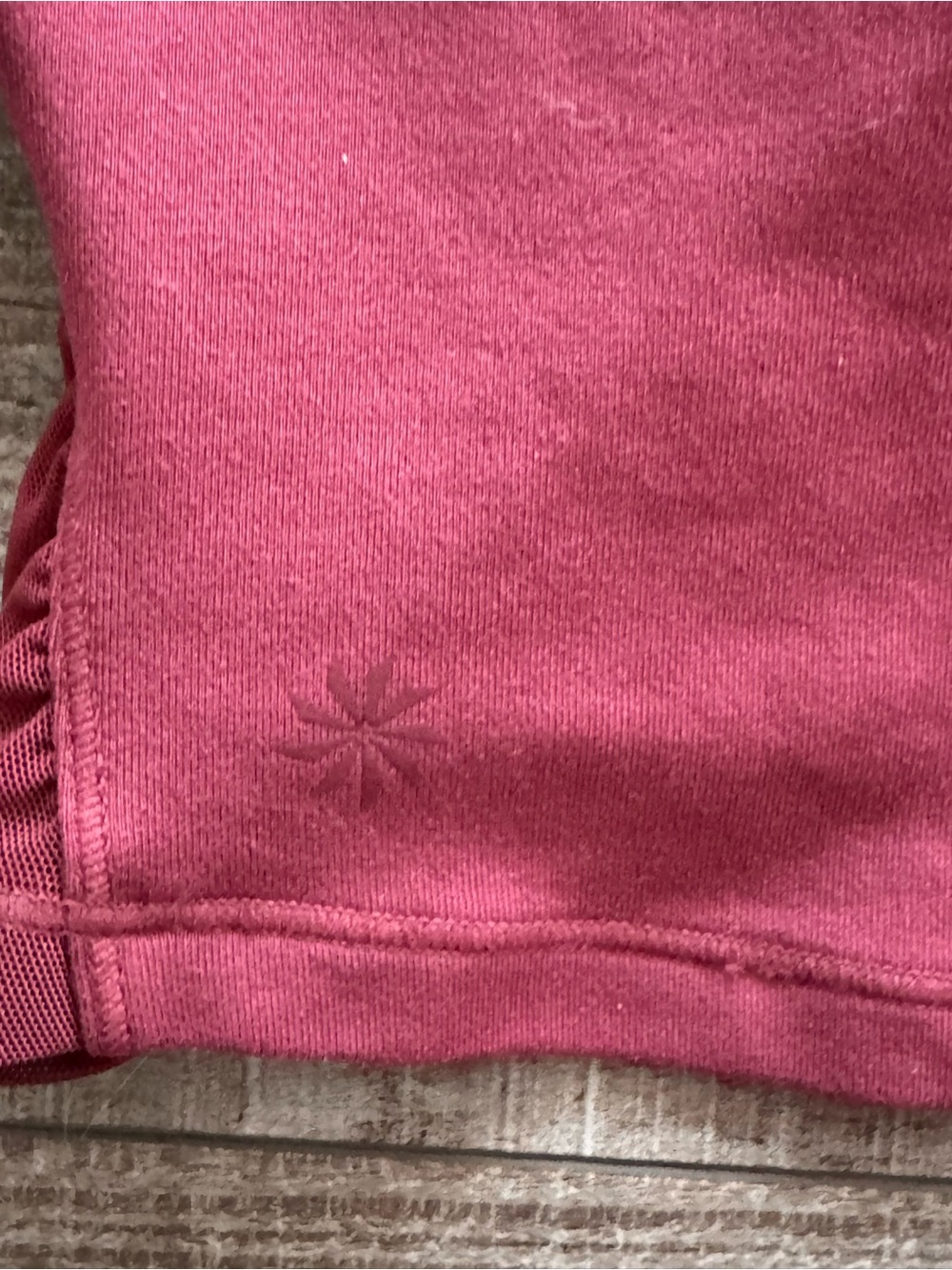 Athleta Rose Pink Racerback Tank with Ruched Back - Picture 3 of 3
